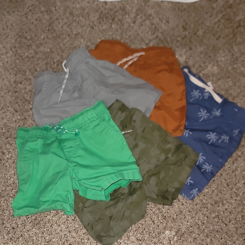 Cat & Jack Kids Shorts in Green, Gray, Orange, Blue, and Olive